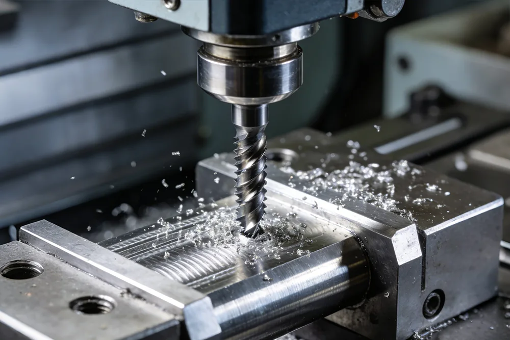 Varotoimet syvien reikien kierteitykseen.